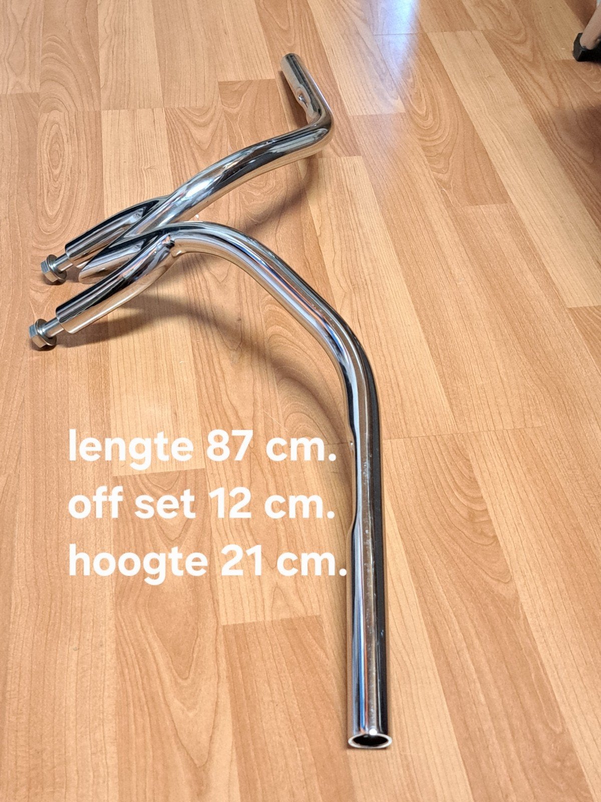 harley stuur, 1", met dimpels., Motoren, Onderdelen | Harley-Davidson, Gebruikt, Ophalen of Verzenden
