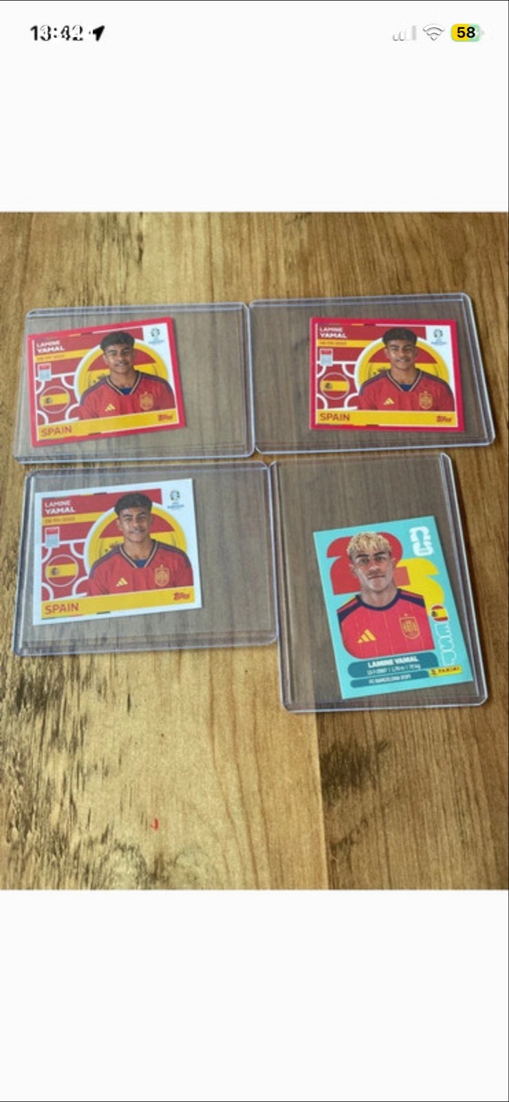 Lamine Yamal Panini Adrenalyn XL Voetbal Kaarten, Verzamelen, Ophalen of Verzenden, Zo goed als nieuw, Buitenlandse clubs, Spelerskaart
