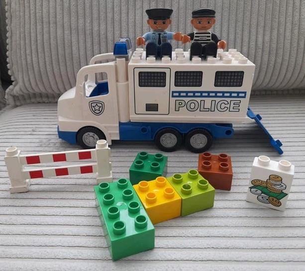 Lego Duplo Politie Truck 5680, Kinderen en Baby's, Speelgoed | Duplo en Lego, Ophalen of Verzenden, Zo goed als nieuw, Duplo, Complete set