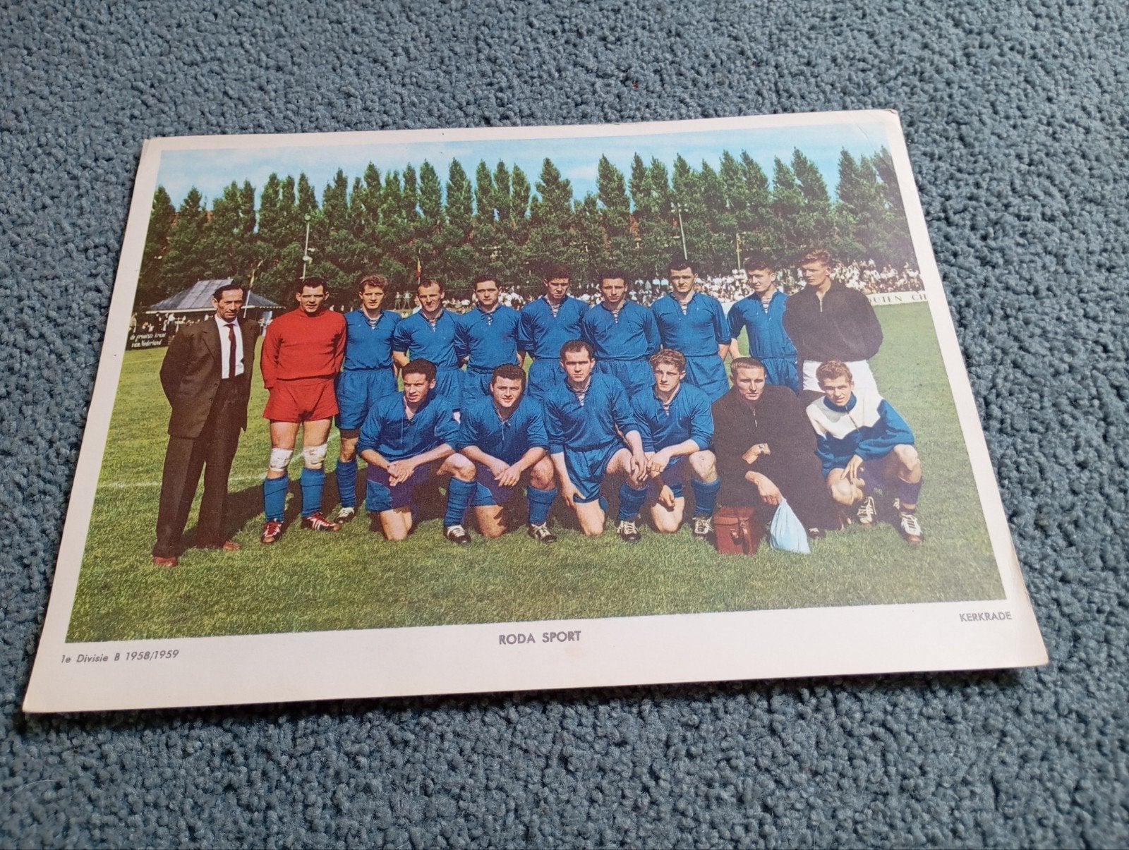 Vintage Roda Sport 1959 Kerkrade, Verzamelen, Sportartikelen en Voetbal, Ophalen of Verzenden, Roda JC