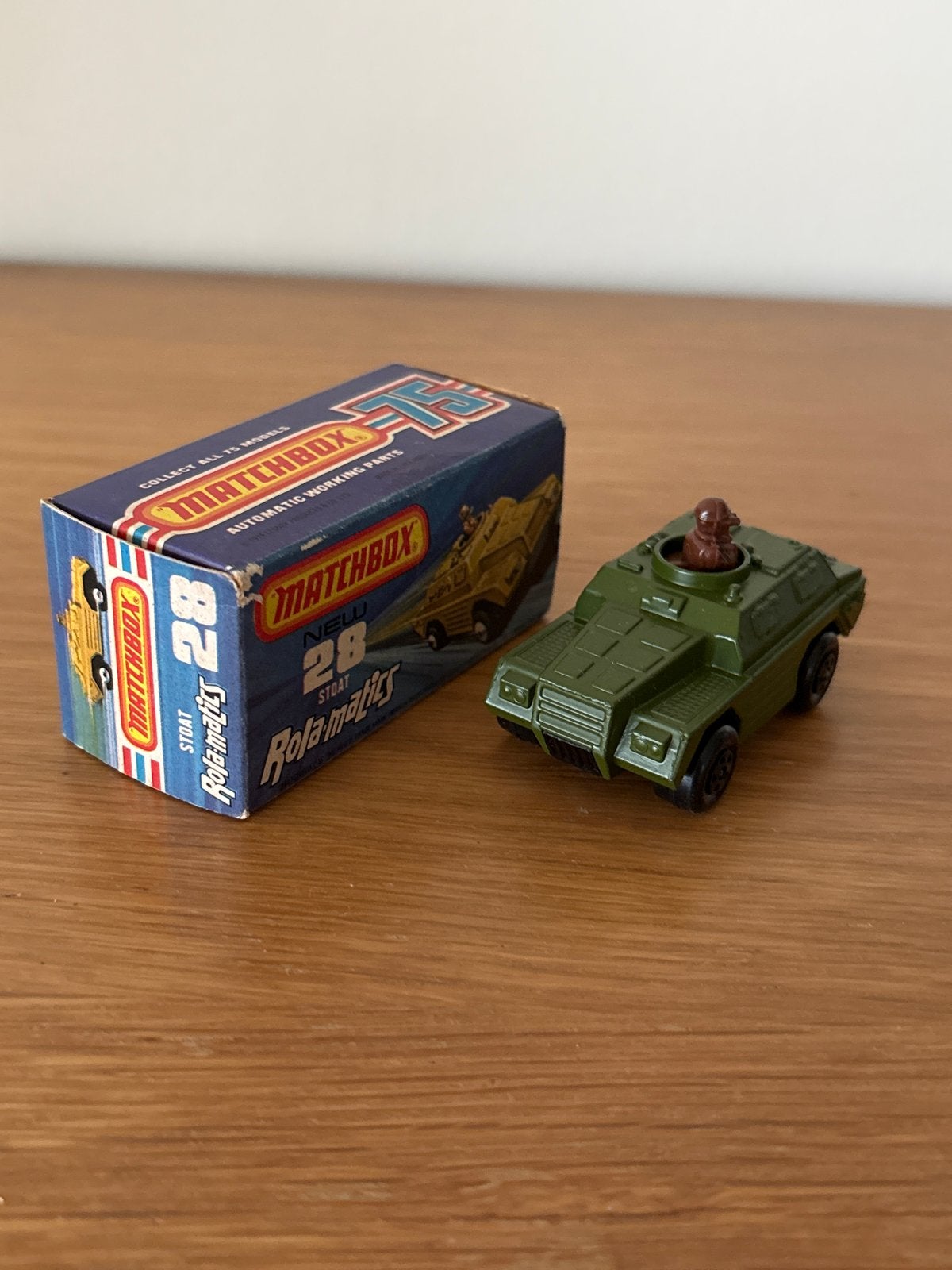 Matchbox Stoat Rola-matics 28 - Vintage Speelgoed, Ophalen of Verzenden, Zo goed als nieuw
