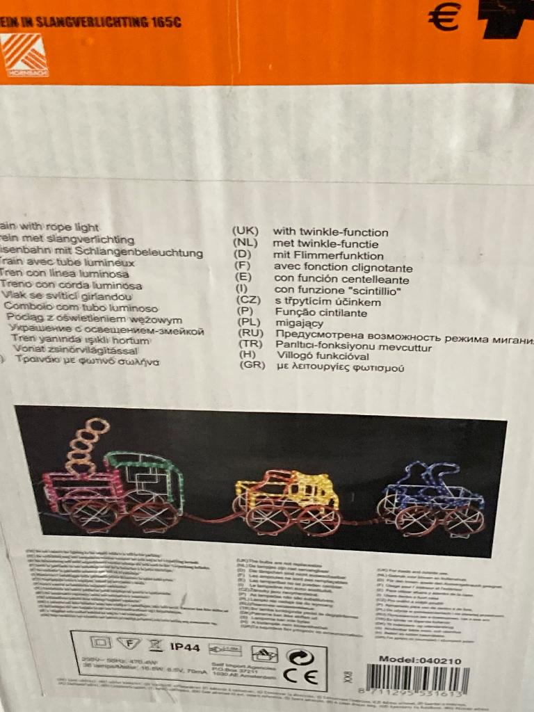 Kersttrein, Ophalen, Netvoeding, Minder dan 50 watt