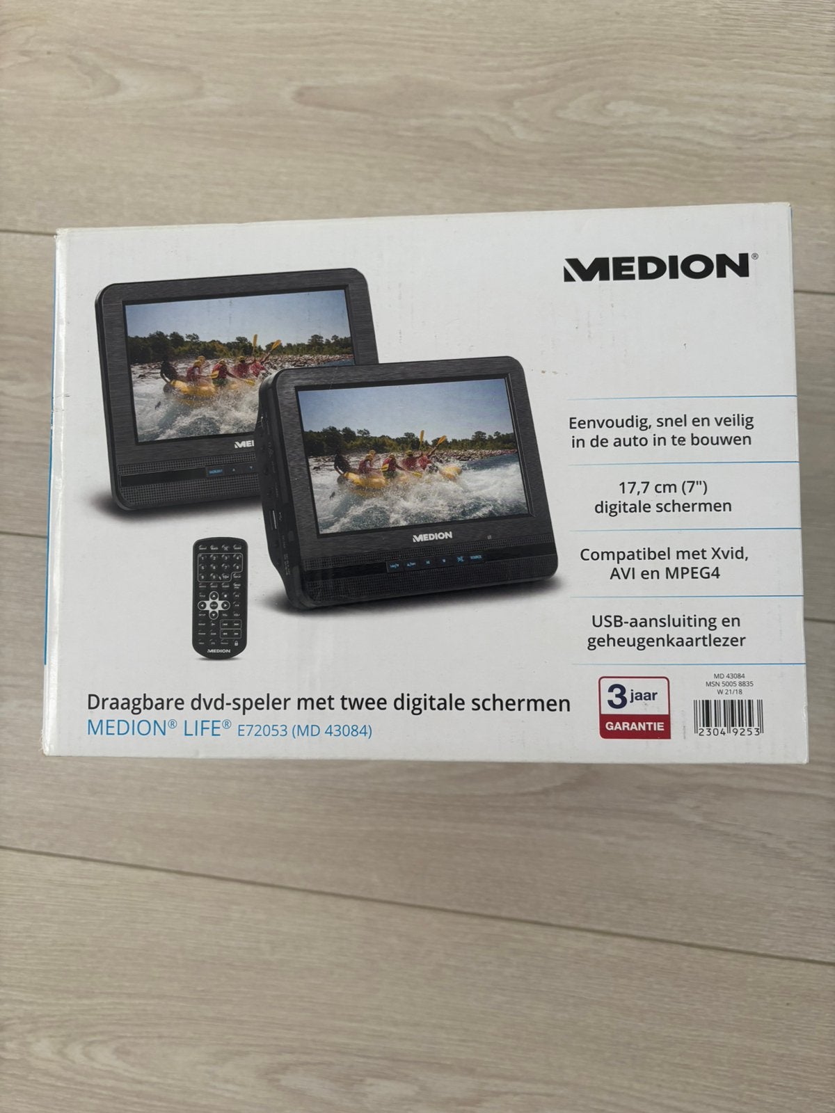 Auto draagbare dvd-speler met 2 digitale schermen, Draagbaar, Nieuw, Ophalen, Overige merken