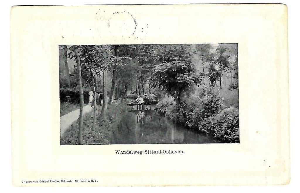 Sittard Ophoven - Wandelweg, Verzenden, Voor 1920, Gelopen, Limburg