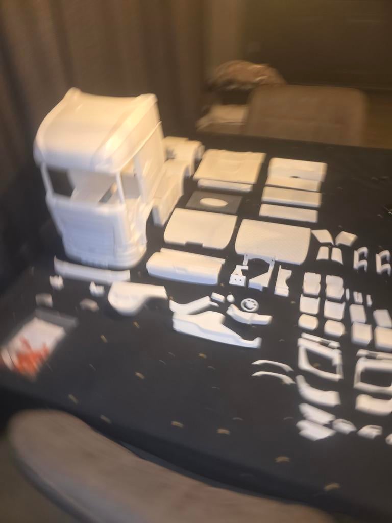 Tamiya 1/14 DAF XG Cabine 3D Geprint - Compleet, Hobby en Vrije tijd, Modelbouw | Radiografisch | Auto's, Ophalen of Verzenden