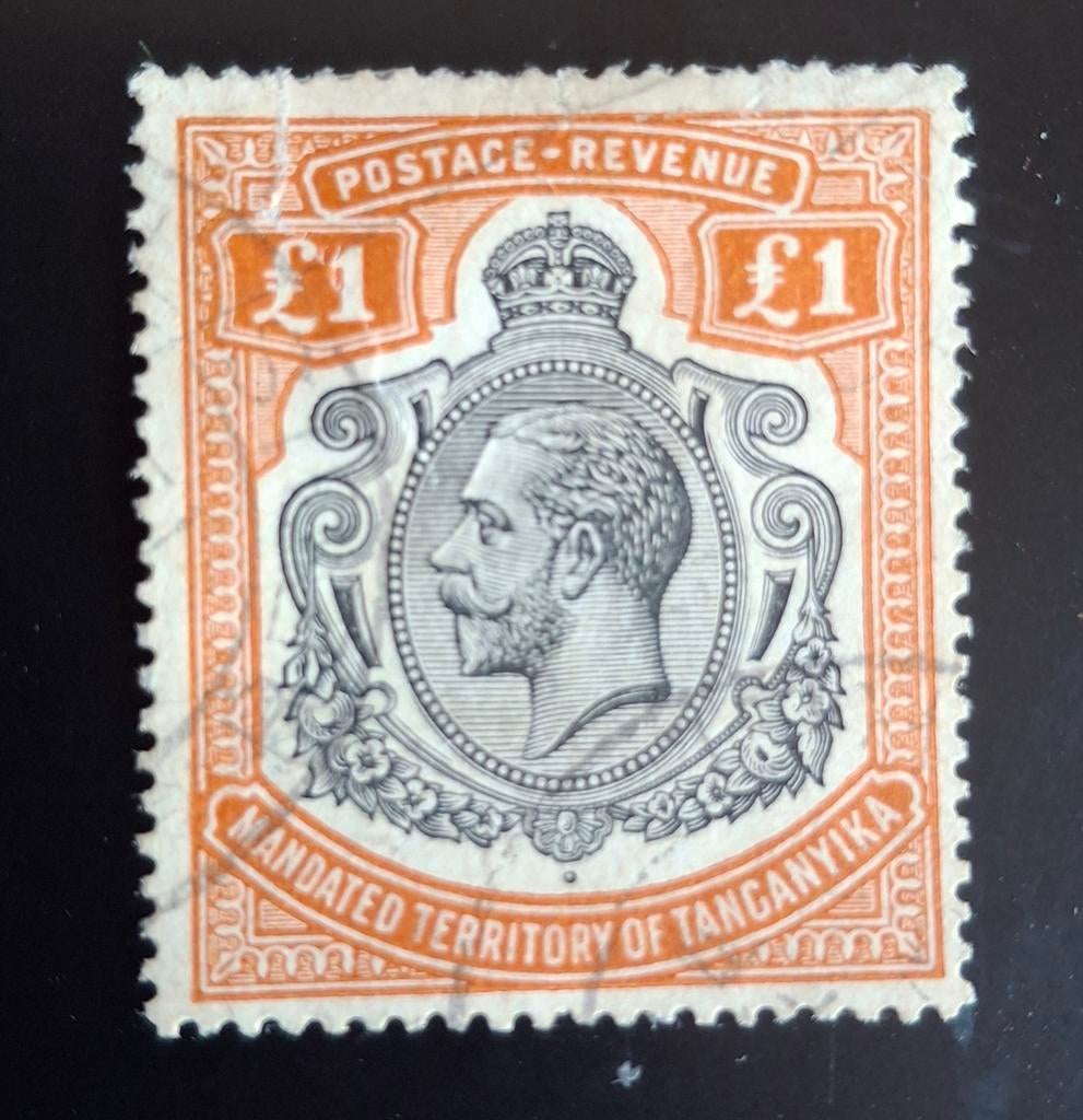 Engelse kolonie Tanganyika S.G. 107 gebruikt, Verzenden