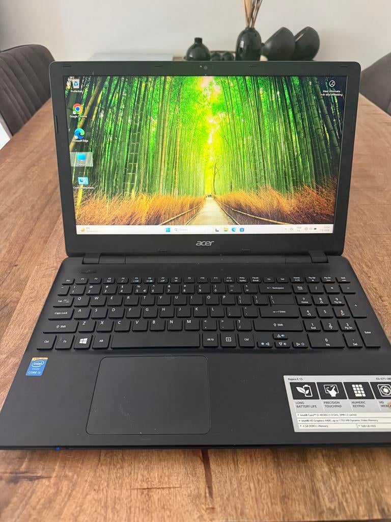 Acer Aspire E15 LapTop, Computers en Software, Windows Laptops, Ophalen, HDD, 2 tot 3 Ghz, 15 inch