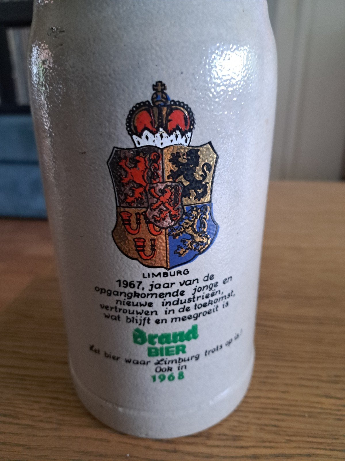 Vintage Brand Bier Limburger Bierpul 1967/1968, Ophalen of Verzenden