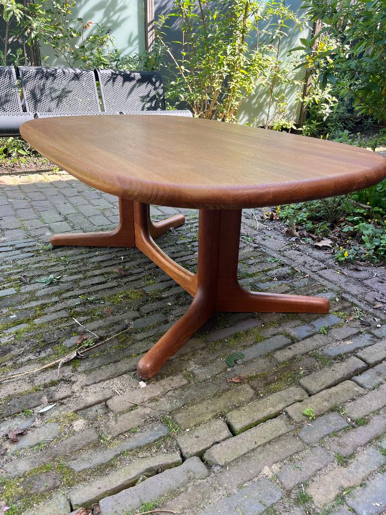 Glostrup Danish Dyrlund Deens Teakwood Danish salontafel, Ophalen, Gebruikt, 100 tot 150 cm, 50 tot 100 cm
