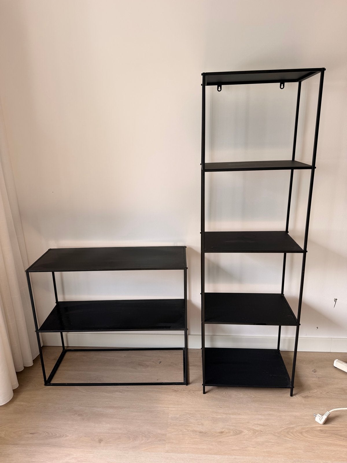 Metalen open kast/tv meubel - Action, Huis en Inrichting, Ophalen, Gebruikt, 100 tot 150 cm, 50 tot 100 cm
