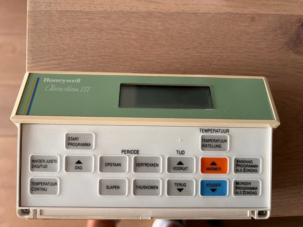 Honeywell Chronotherm III thermostaat, Doe-het-zelf en Verbouw, Thermostaten, Ophalen of Verzenden, Gebruikt