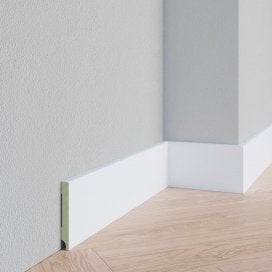 Gladde MDF v313 plint - 12 x 100 mm, Ophalen, Nieuw, Mdf, 250 cm of meer