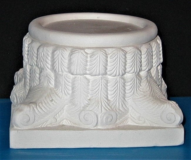 Keramiek biscuit Corinthische kaarsstandaard /box, Ophalen of Verzenden, Nieuw