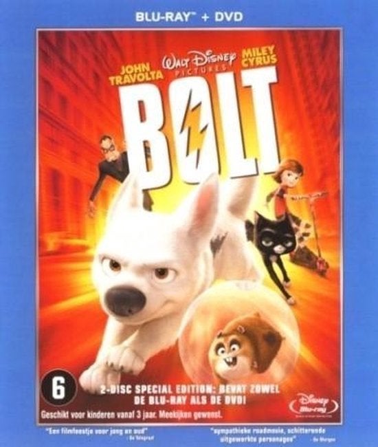 Bolt (Blu-ray) Disney Classics - GRATIS VERZENDING, Verzenden, Nieuw in verpakking, Tekenfilms en Animatie
