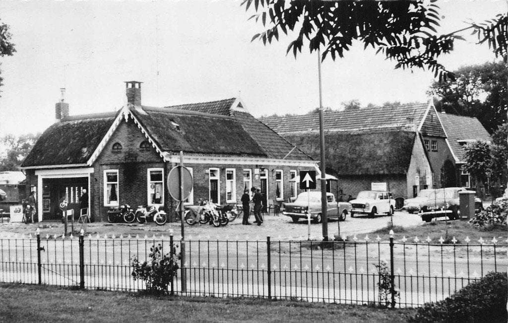 322 Borg - Pannenkoekenboerderij, Ophalen of Verzenden, 1940 tot 1960, Ongelopen, Drenthe