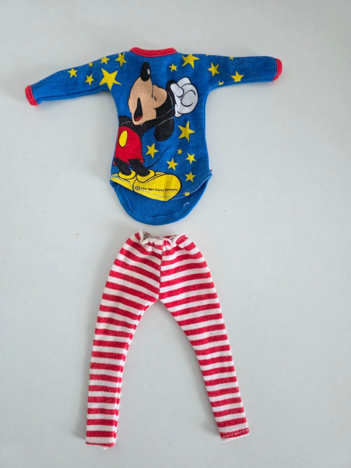 Barbie Mickey Mouse pyjama - Vintage, Ophalen of Verzenden, Gebruikt, Barbie