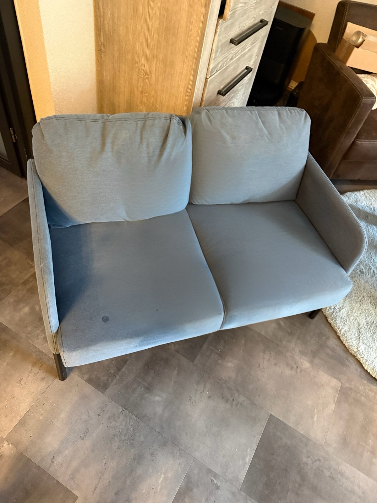 IKEA Glostad Kinsa 2-zitsbank met vlek, Ophalen, Gebruikt, Tweepersoons, 75 tot 100 cm