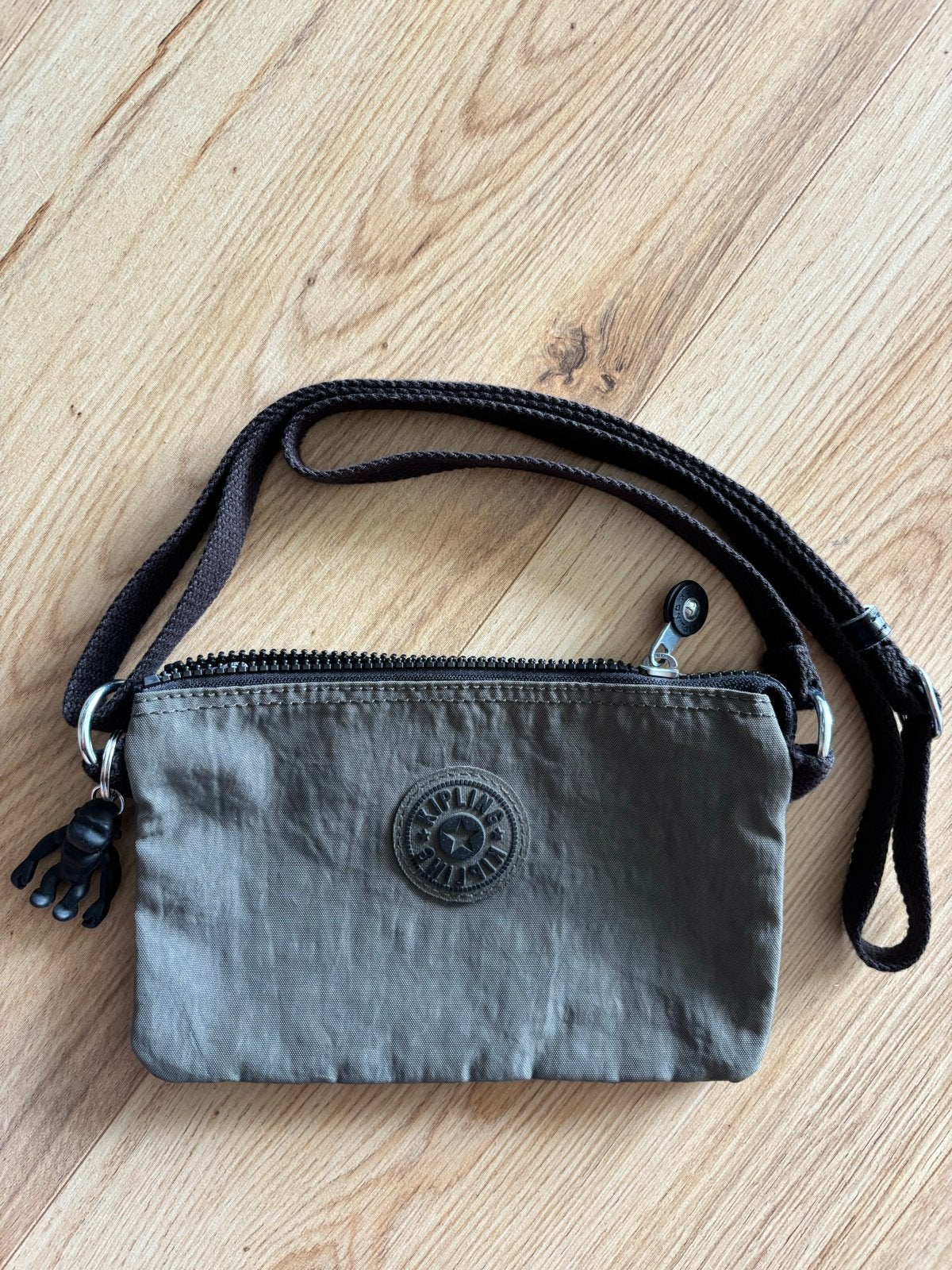 Kipling CREATIVITY XB - Heuptas - green moss, Ophalen of Verzenden, Gebruikt, Grijs, Schoudertasje