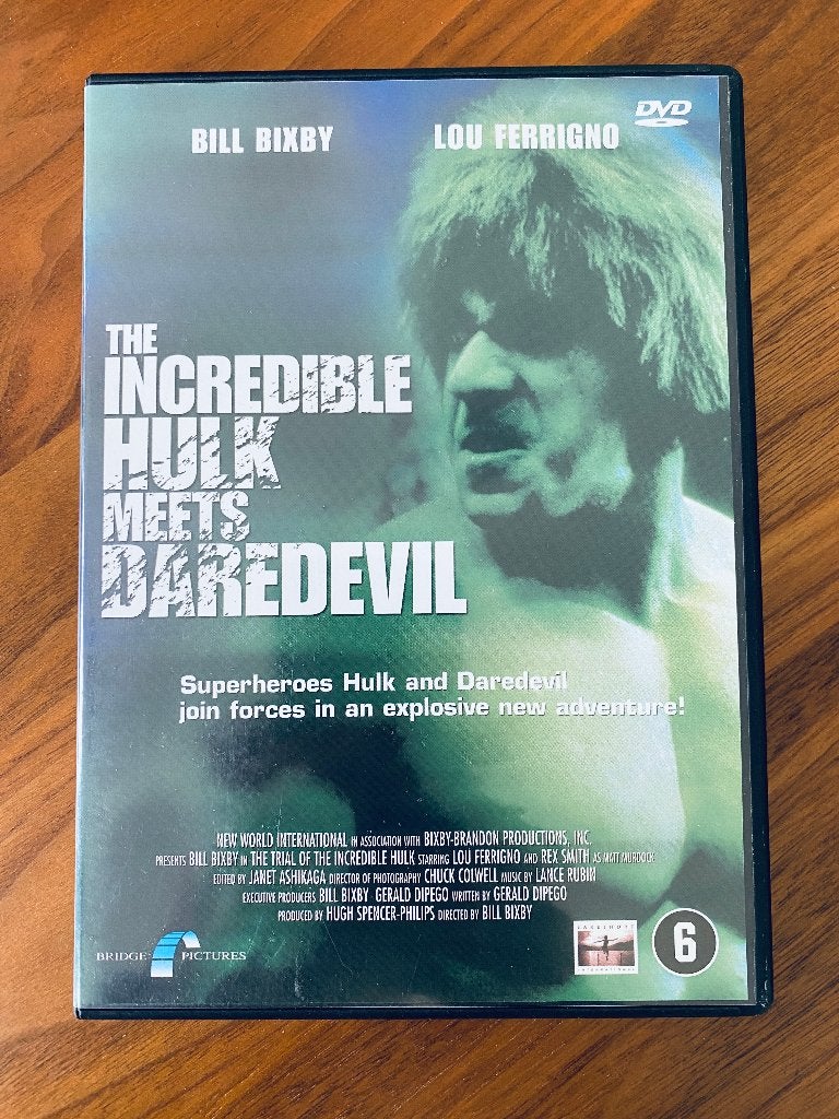 DVD: The Incredible Hulk Meets Daredevil, Nederlands, Overige genres, Ophalen of Verzenden, Vanaf 12 jaar
