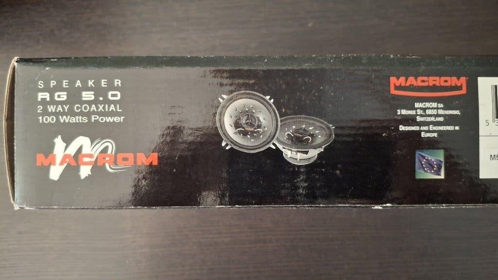 Macrom RG5.0 speakers 2-weg 13cm 100Watt, Nieuw, Ophalen of Verzenden, Info@macrom.it, Via G. di Vittorio, 7/33 Rho (MI)