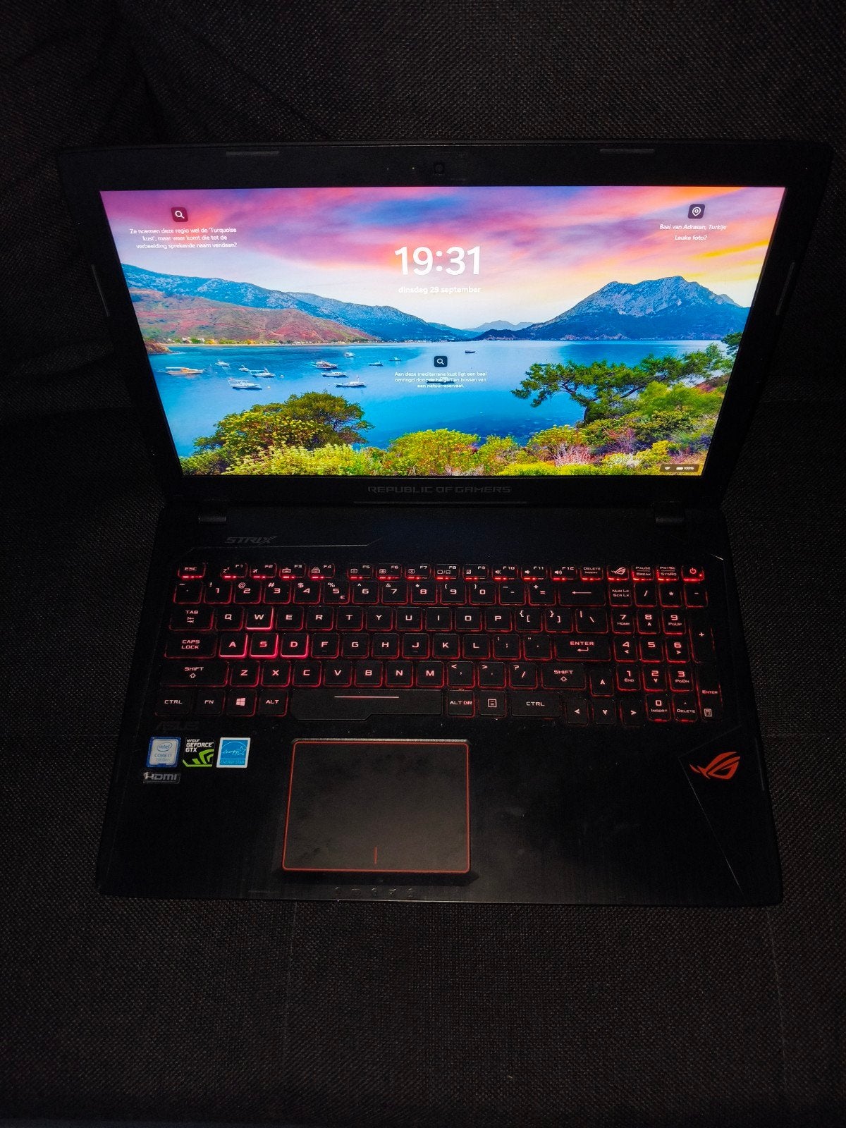Foto 2 van ASUS Gaming Laptop - i7, 16GB RAM, 1.25TB SSD, IPS HDR