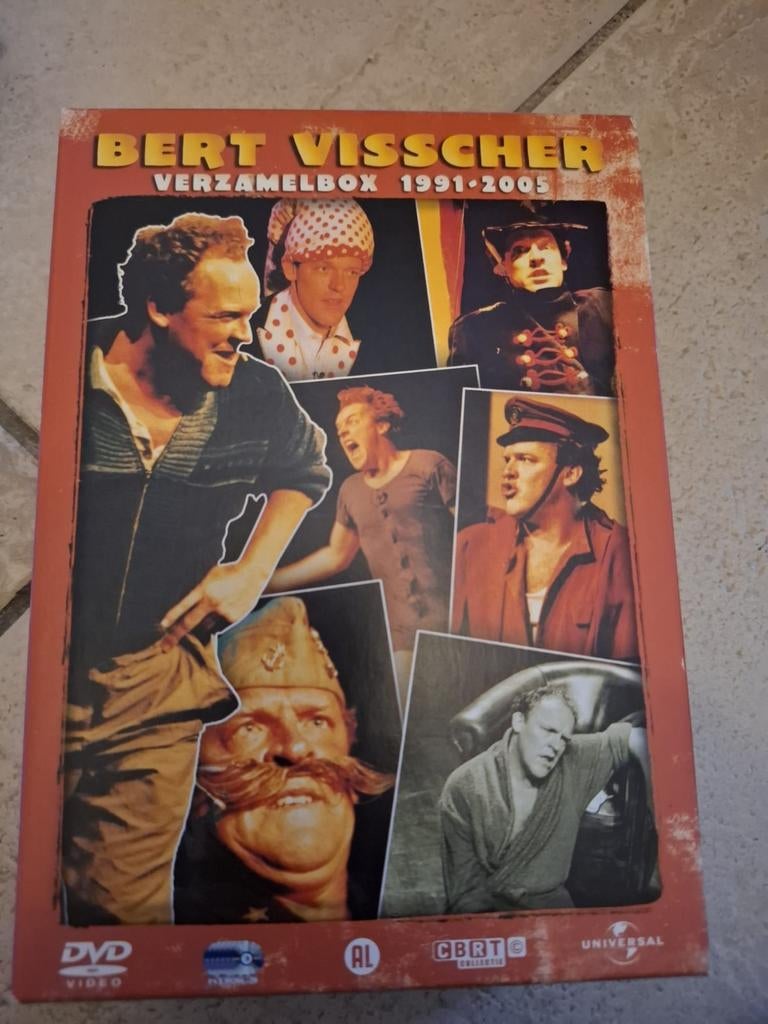 Bert Visscher Verzameld Box 1991-2005 DVD Collectie, Alle leeftijden, Ophalen of Verzenden, Zo goed als nieuw, Stand-up of Theatershow