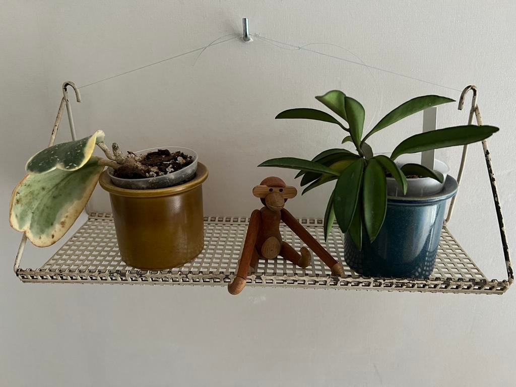 Vintage Pilastro Boekenrek Wandplank Tjerk Reijenga Wit 60’s, Ophalen of Verzenden, Gebruikt