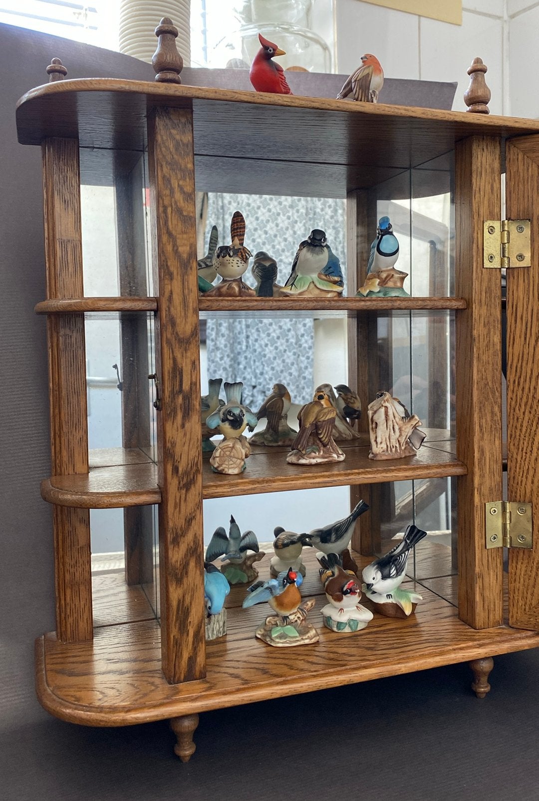 Franklin Mint Vogeltjes, Porselein, Set, Beeldjes, Vintage, Ophalen, Dier
