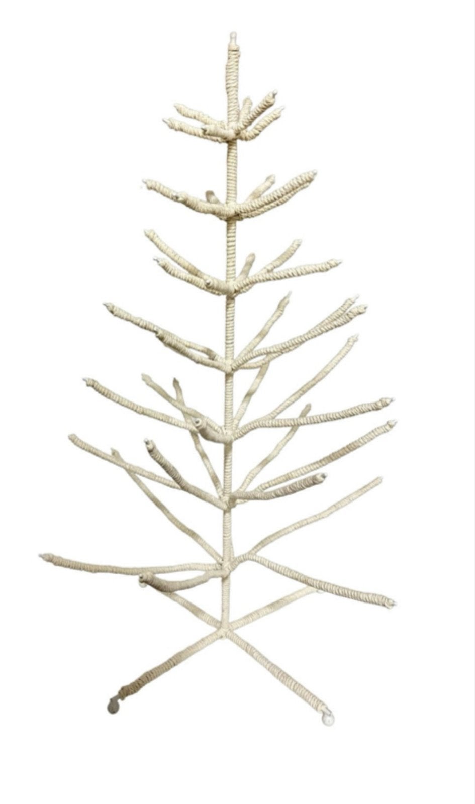 2 x kerstboompje: kleur 1 in zwart en 1 in crème, Diversen, Kerst, Ophalen, Nieuw