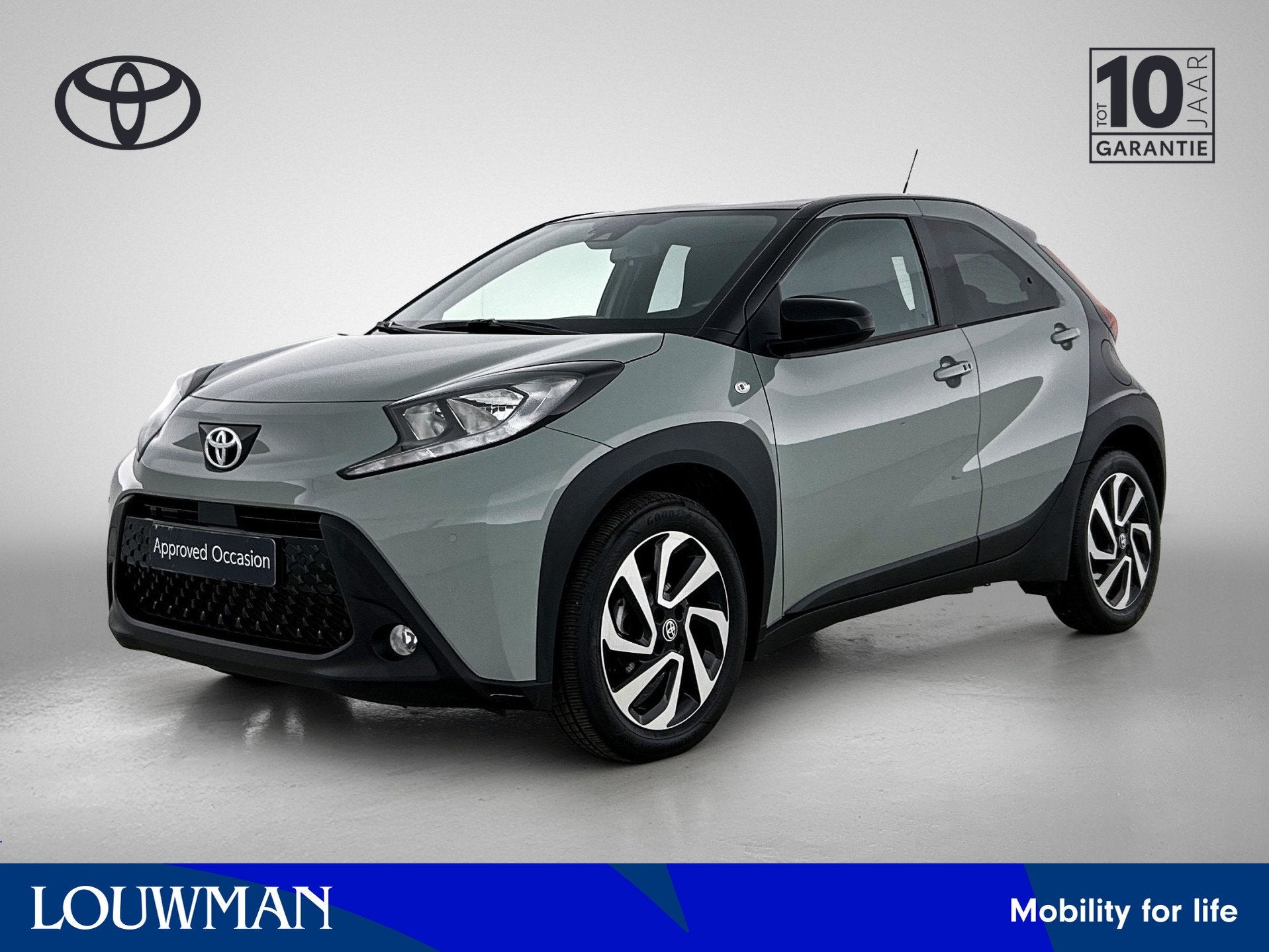 Toyota Aygo X 1.0 VVT-i S-CVT Pulse + | BTW Voertuig | Parke, 12 maanden, Stof, Gebruikt, Zwart
