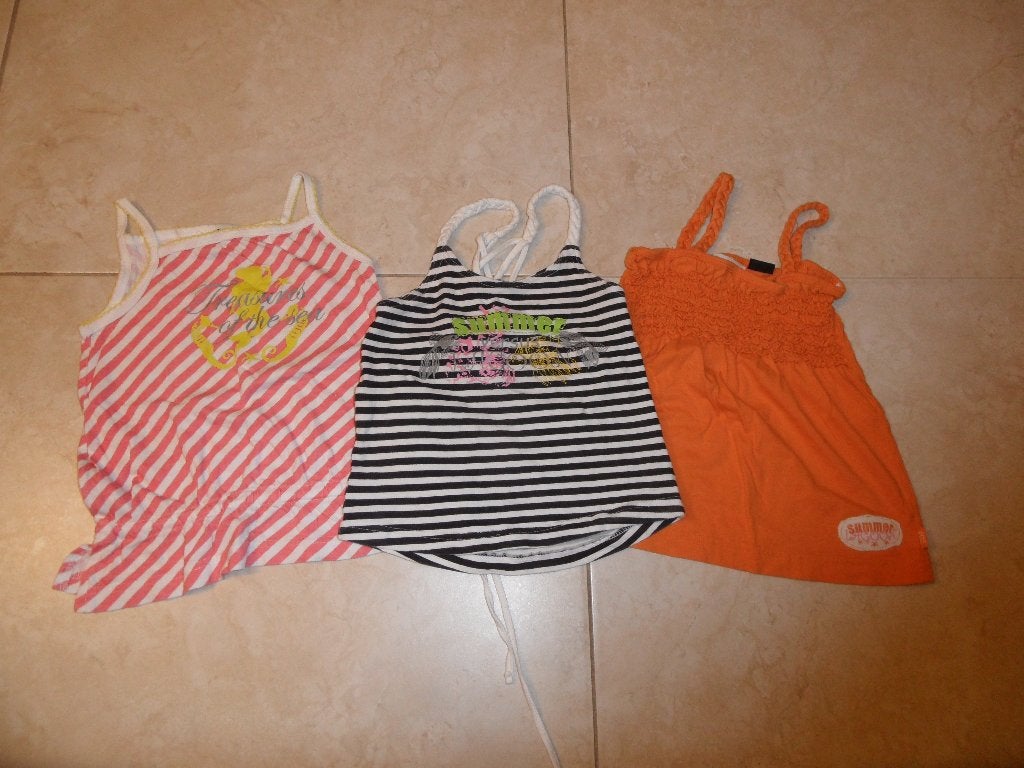 3 stuks Villa Happ Top Hemdje 128 Bijna gratis, Ophalen of Verzenden, Zo goed als nieuw, Jongen of Meisje, Shirt of Longsleeve