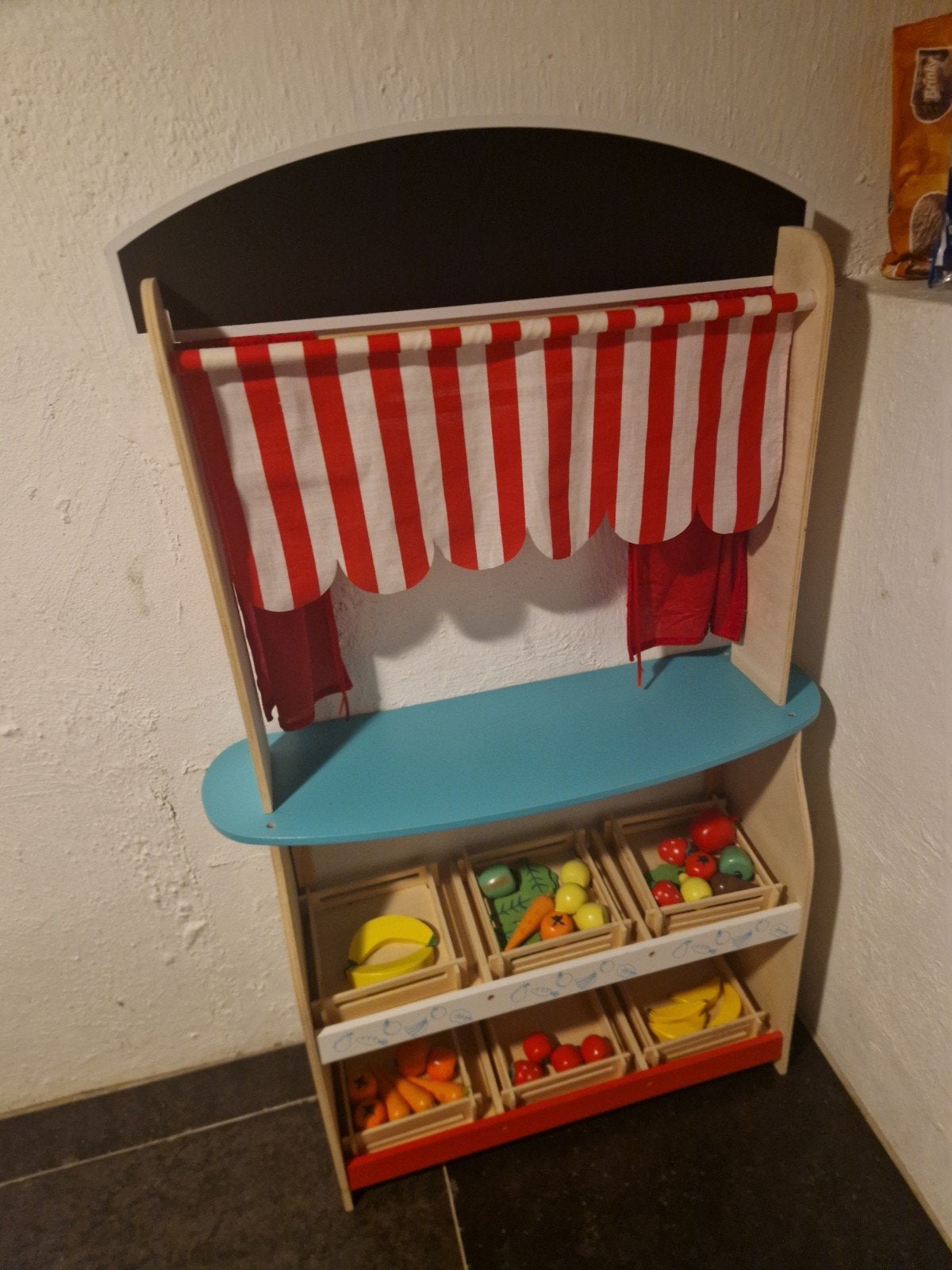 Joueco Marktkraam en Mini Theater 2-in-1, Kinderen en Baby's, Ophalen, Gebruikt, Ontdekken