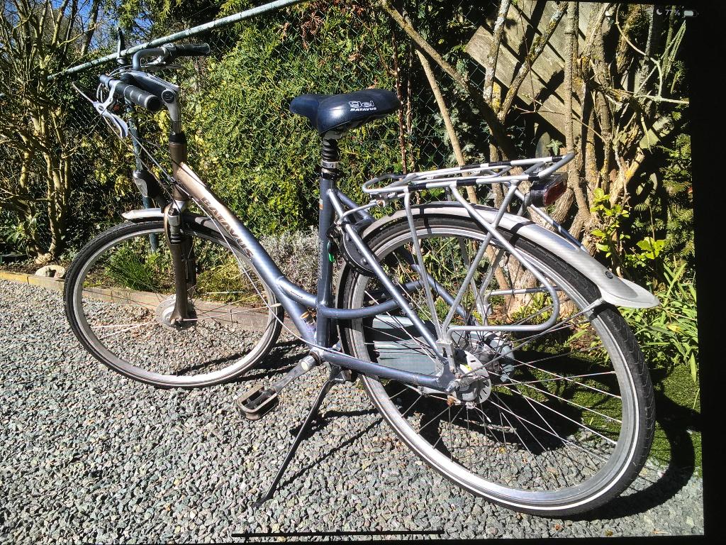 Damesfiets, Fietsen en Brommers, Fietsen | Dames | Damesfietsen, Gebruikt, Versnellingen, 50 tot 53 cm, Trommelrem