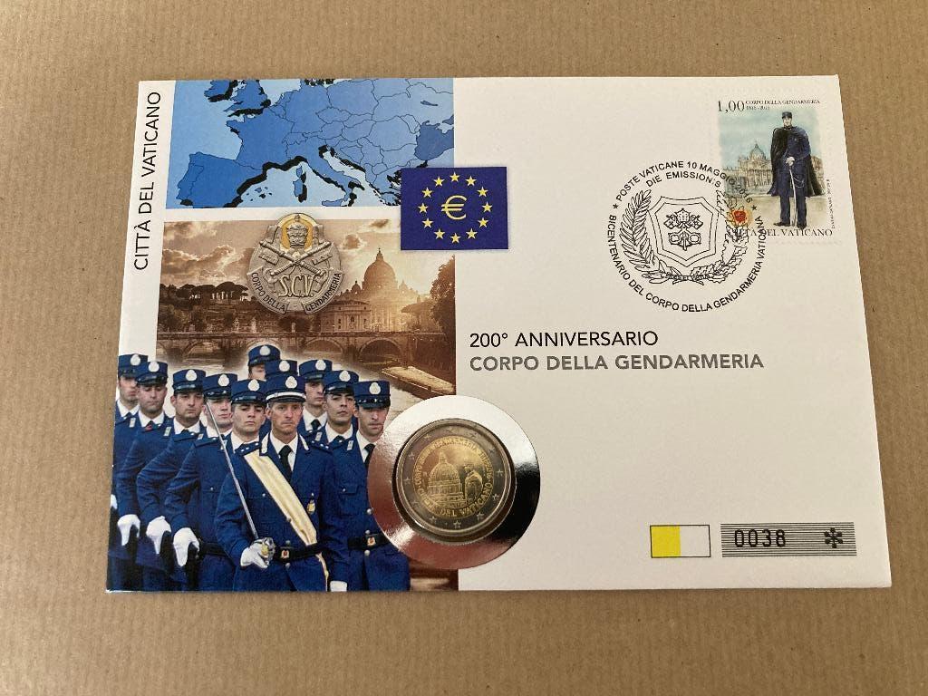 € 2  Numisbrief. Vaticaan. 2016., Ophalen, Vaticaanstad, 2 euro, Losse munt