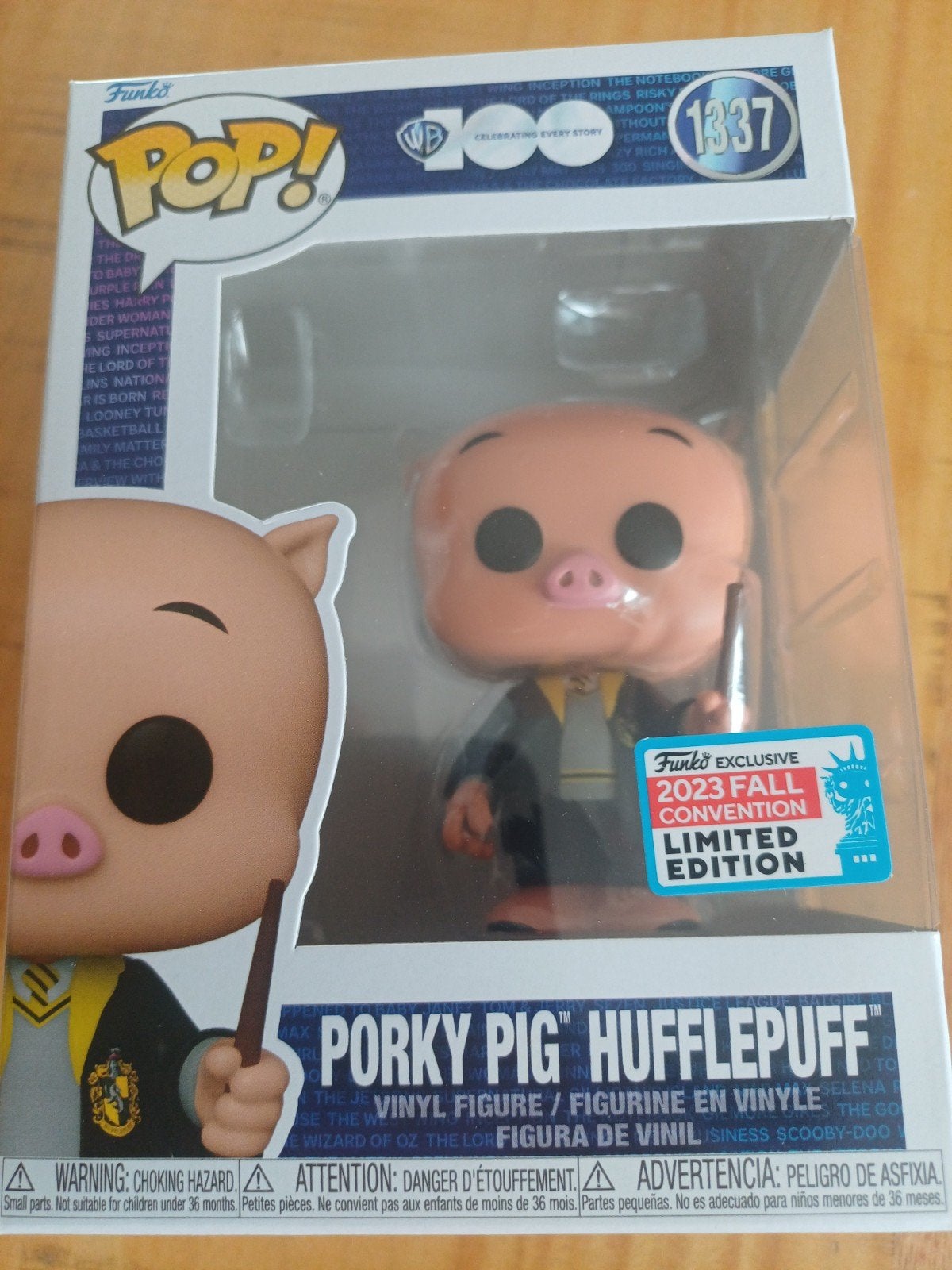 Funko Pop! Looney Tunes x Harry Potter – Porky Pig Hufflepuf, Ophalen of Verzenden, Nieuw