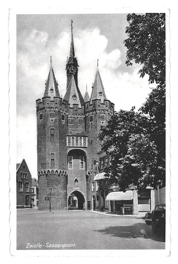 968858	Zwolle	Sassenpoort	 	 	Gelopen met postzegel