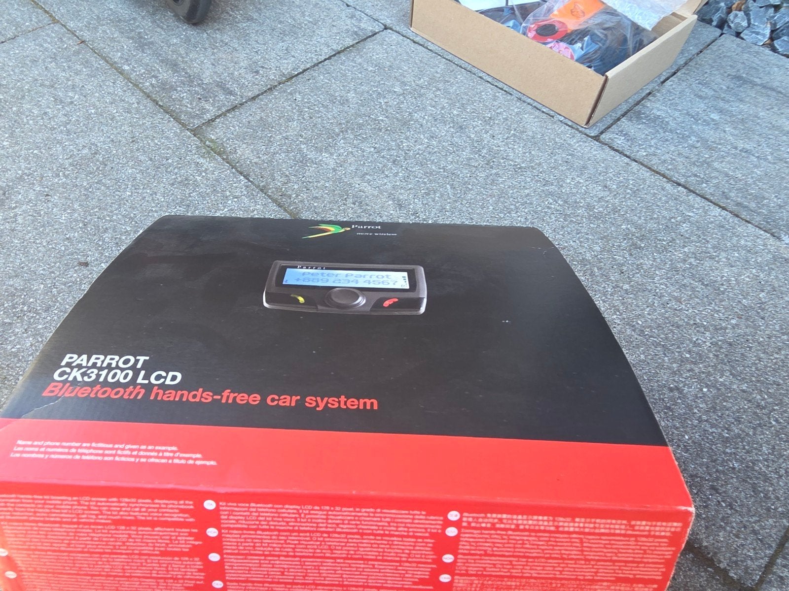 Onderdelen Parrot CK3100 LCD Bluetooth handsfree carkit, Ophalen of Verzenden, Inbouw, Overige merken, Complete carkit