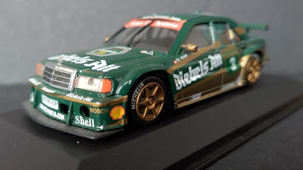 Mercedes Benz 190 DTM Evo Diebels Alt Ommen Minichamps Pol, Auto, Verzenden, ., Zo goed als nieuw