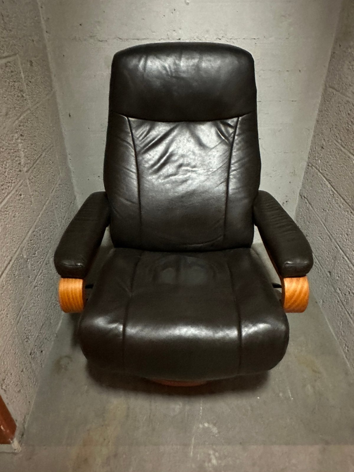 Homilla Stressless Consul relaxfauteuil, Ophalen, 75 tot 100 cm, Zo goed als nieuw, Leer