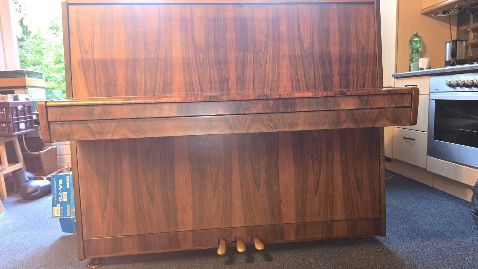 prima piano (palissander), Ophalen, Gebruikt