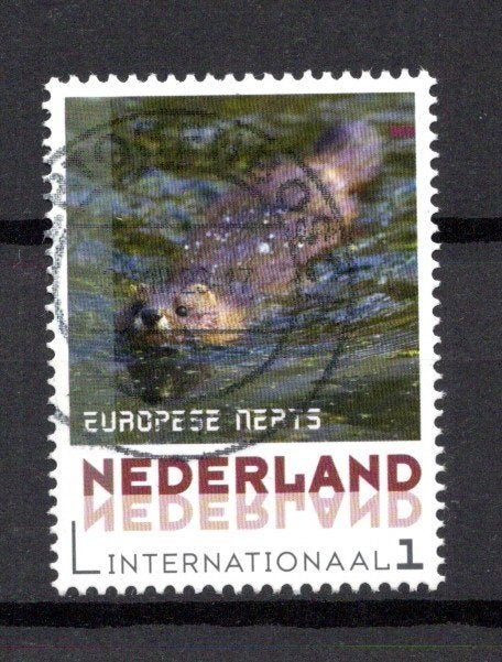 gestempelde zegel. Persoonlijke: Nerts internationaal, Ophalen of Verzenden, Na 1940, Gestempeld