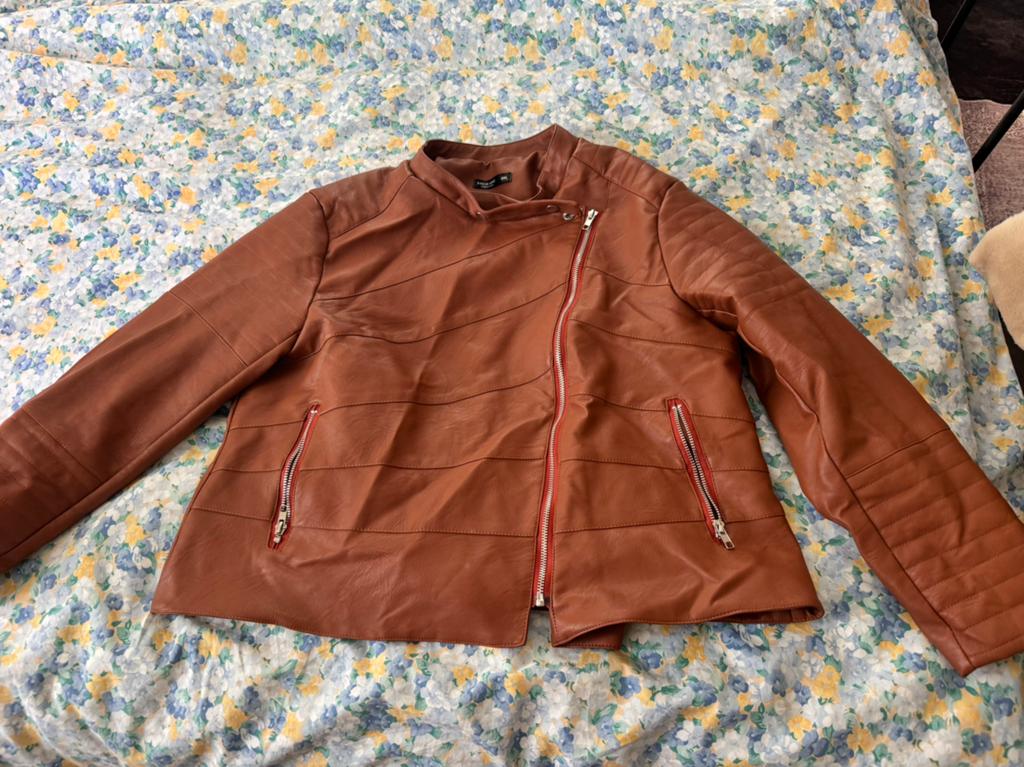 Dames jas maat 46, Ophalen of Verzenden, Zo goed als nieuw, Maat 46/48 (XL) of groter, Bruin