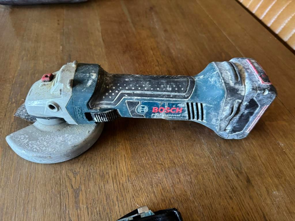 Bosch gws-18-125 vlt slijptol 18v, Ophalen, Zo goed als nieuw, Minder dan 700 watt, Haakse handslijpmachine