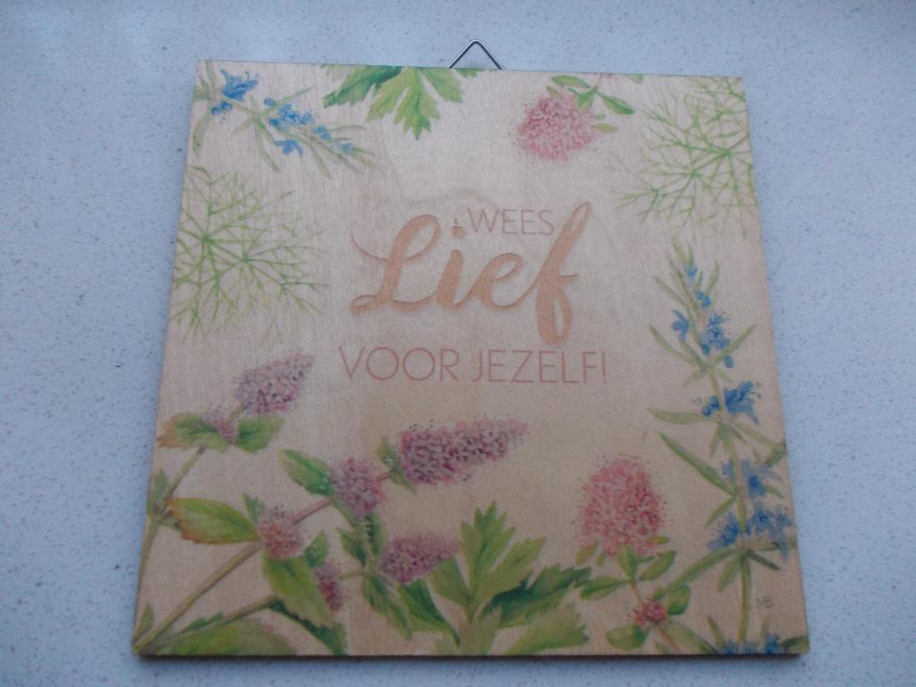 Mooi spreukenbord van Marjolein Bastin., Ophalen, Zo goed als nieuw