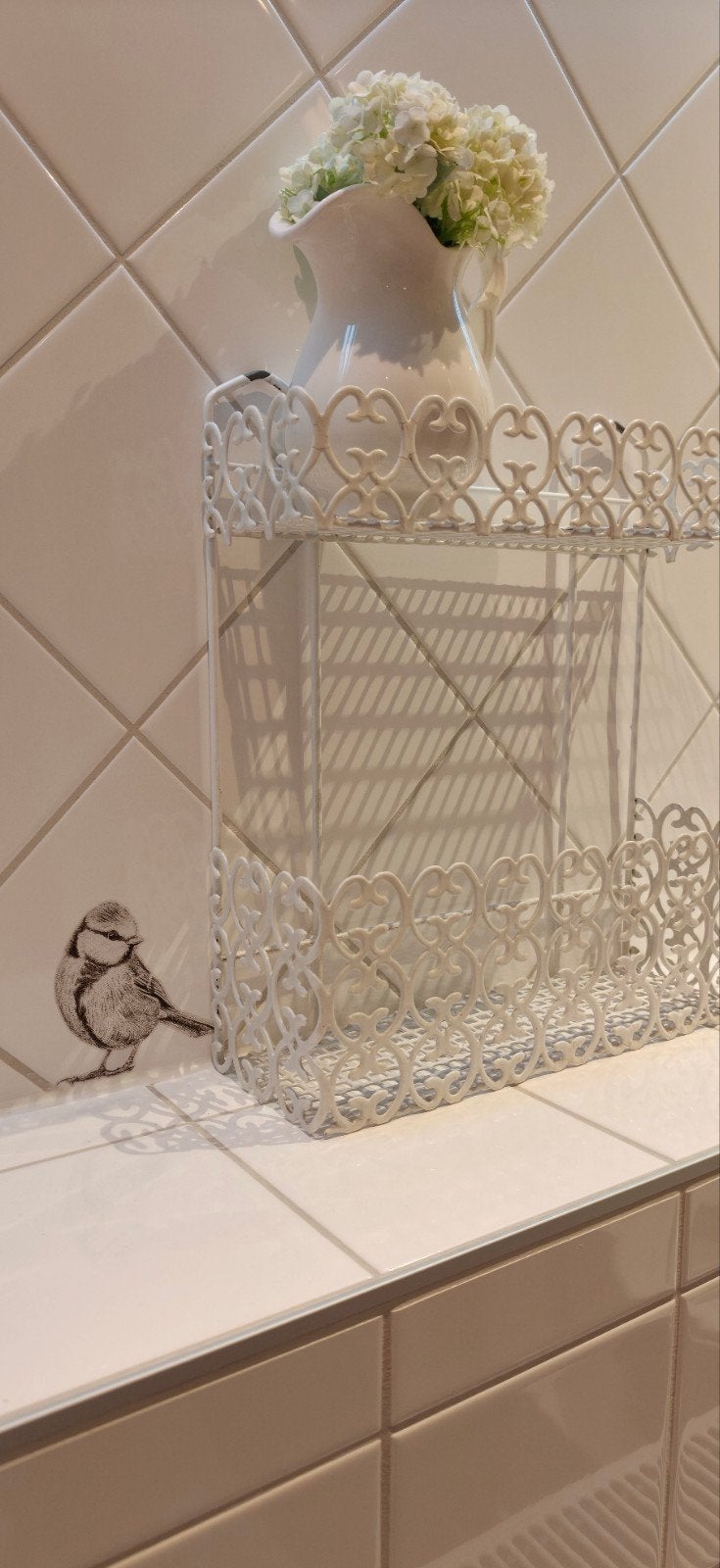 Oud brocante / wit rekje, Ophalen of Verzenden