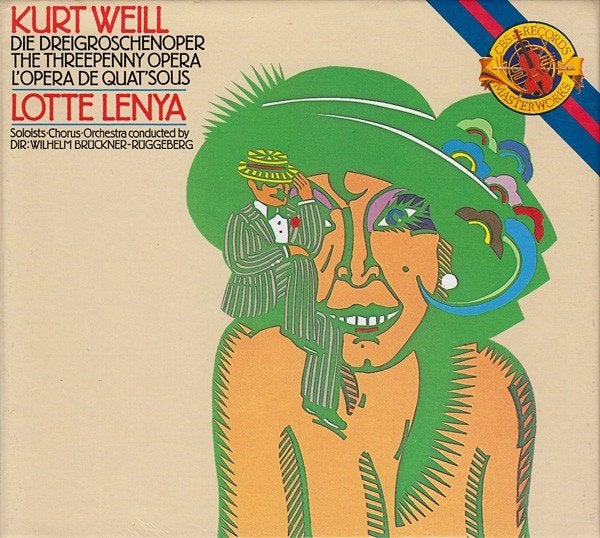 Kurt Weill - Lotte Lenya Die Dreigroschenoper CD, Gebruikt, Opera of Operette, Ophalen of Verzenden, Romantiek