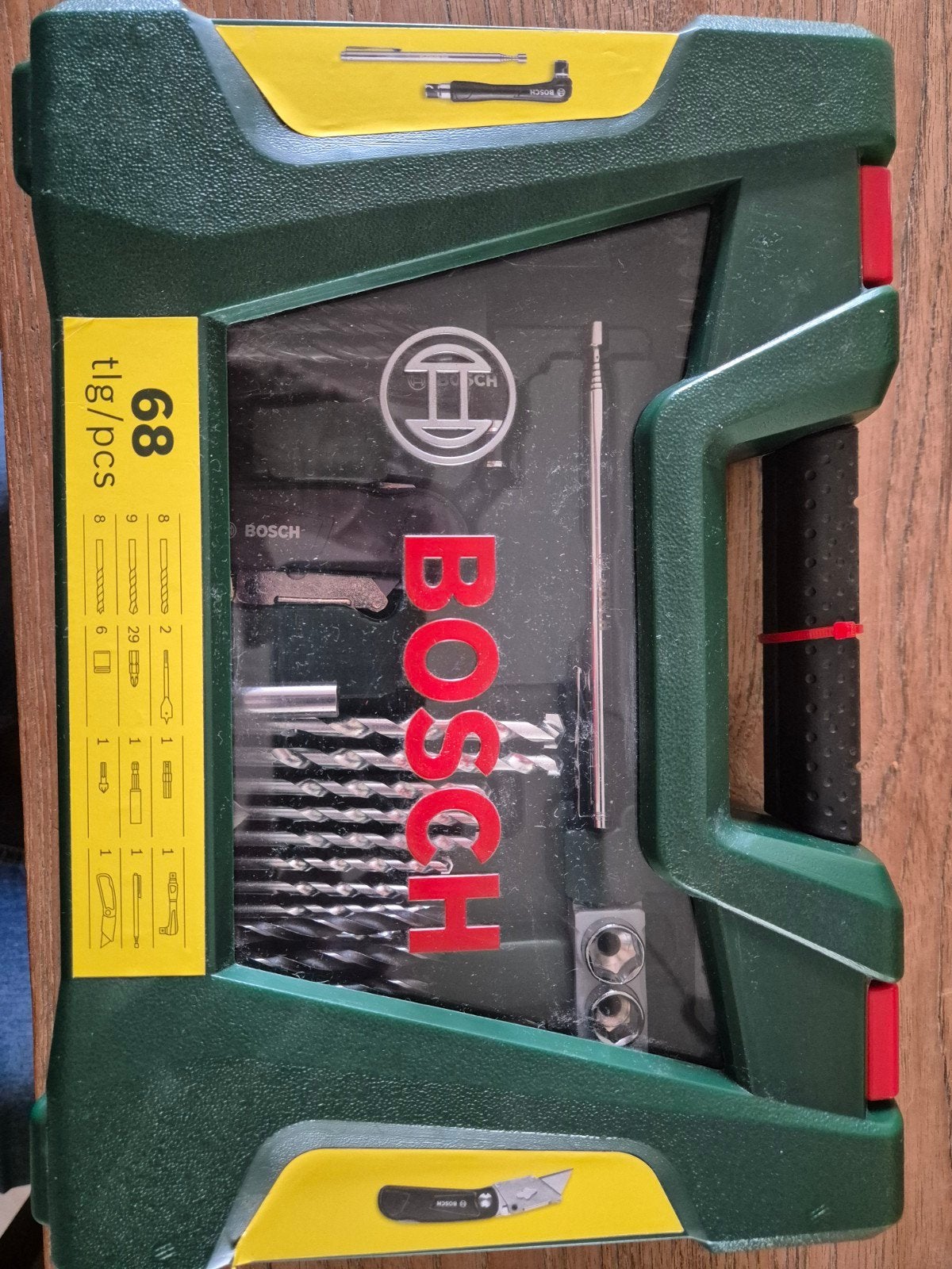 Bosch Gereedschapsset 68-delig met boren en bits, Ophalen of Verzenden, Nieuw, Gereedschapsset, Bosch