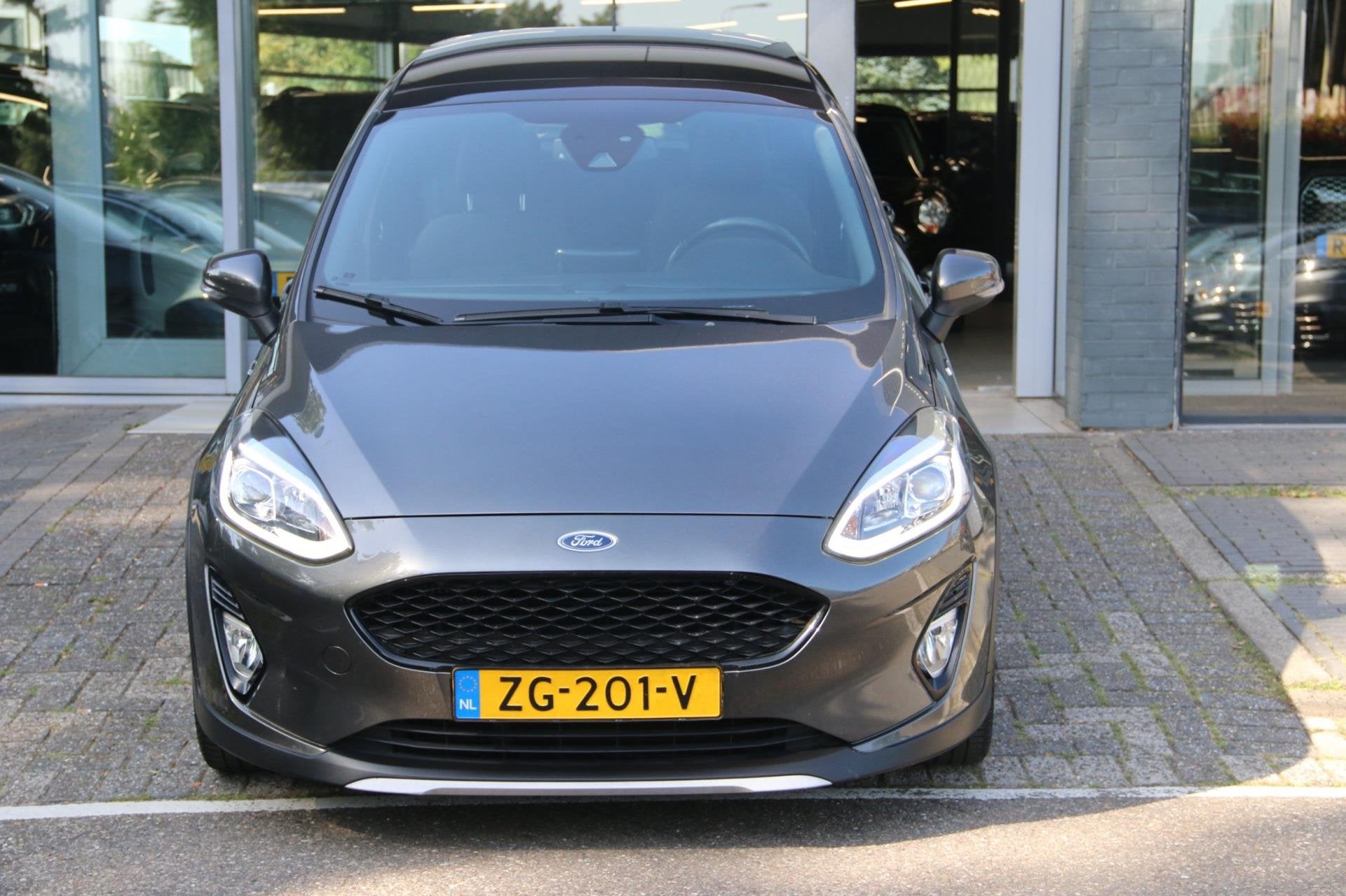 Ford Fiesta 1.0 EcoBoost Active AUTOMAAT PANO-DAK NAP!, Dealer onderhouden, Stof, Gebruikt, Euro 6