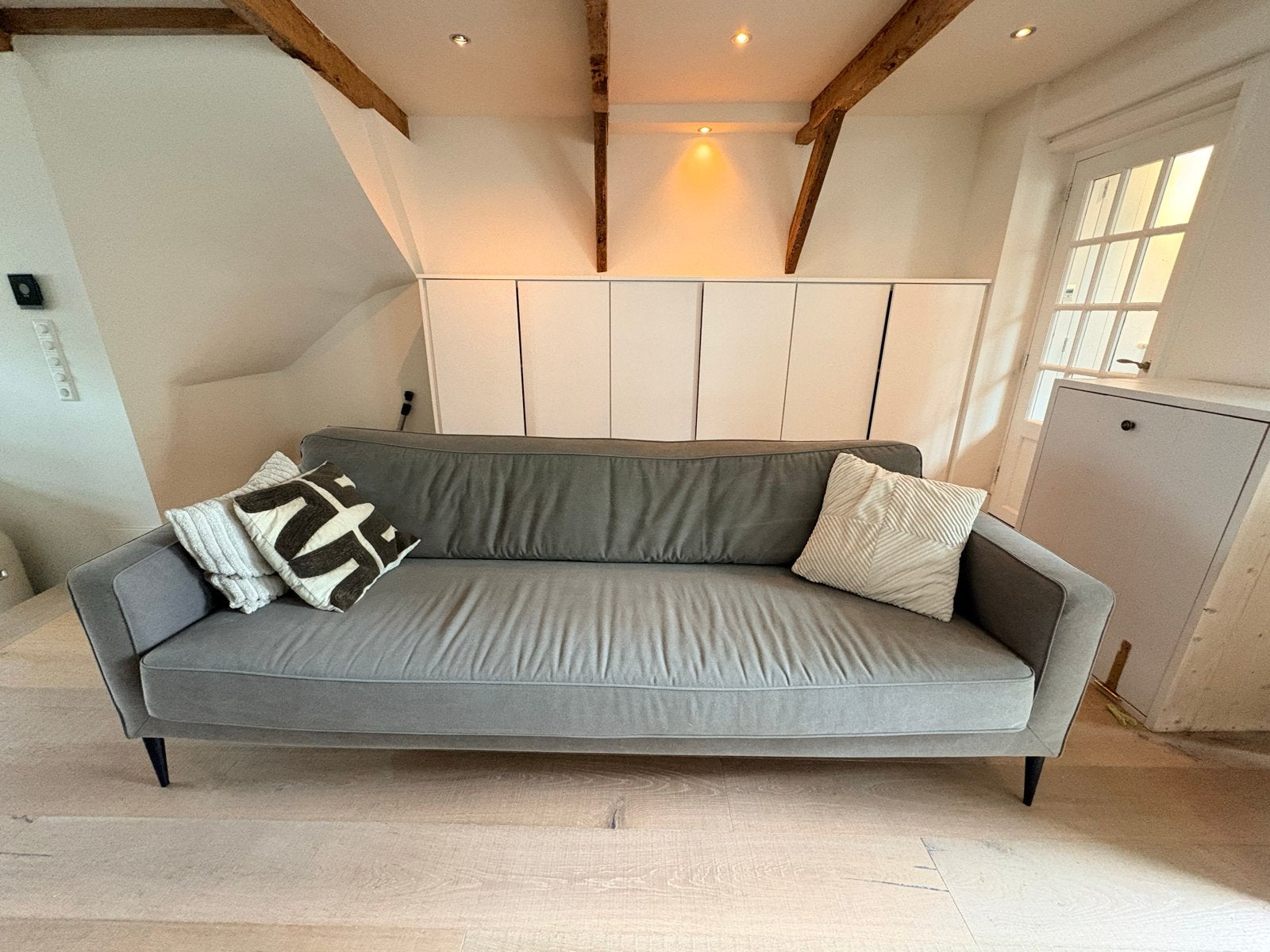 Comfortabele vtwonen 3-zitsbank - Zo goed als nieuw, Driepersoons, 75 tot 100 cm, Ophalen of Verzenden, Zo goed als nieuw