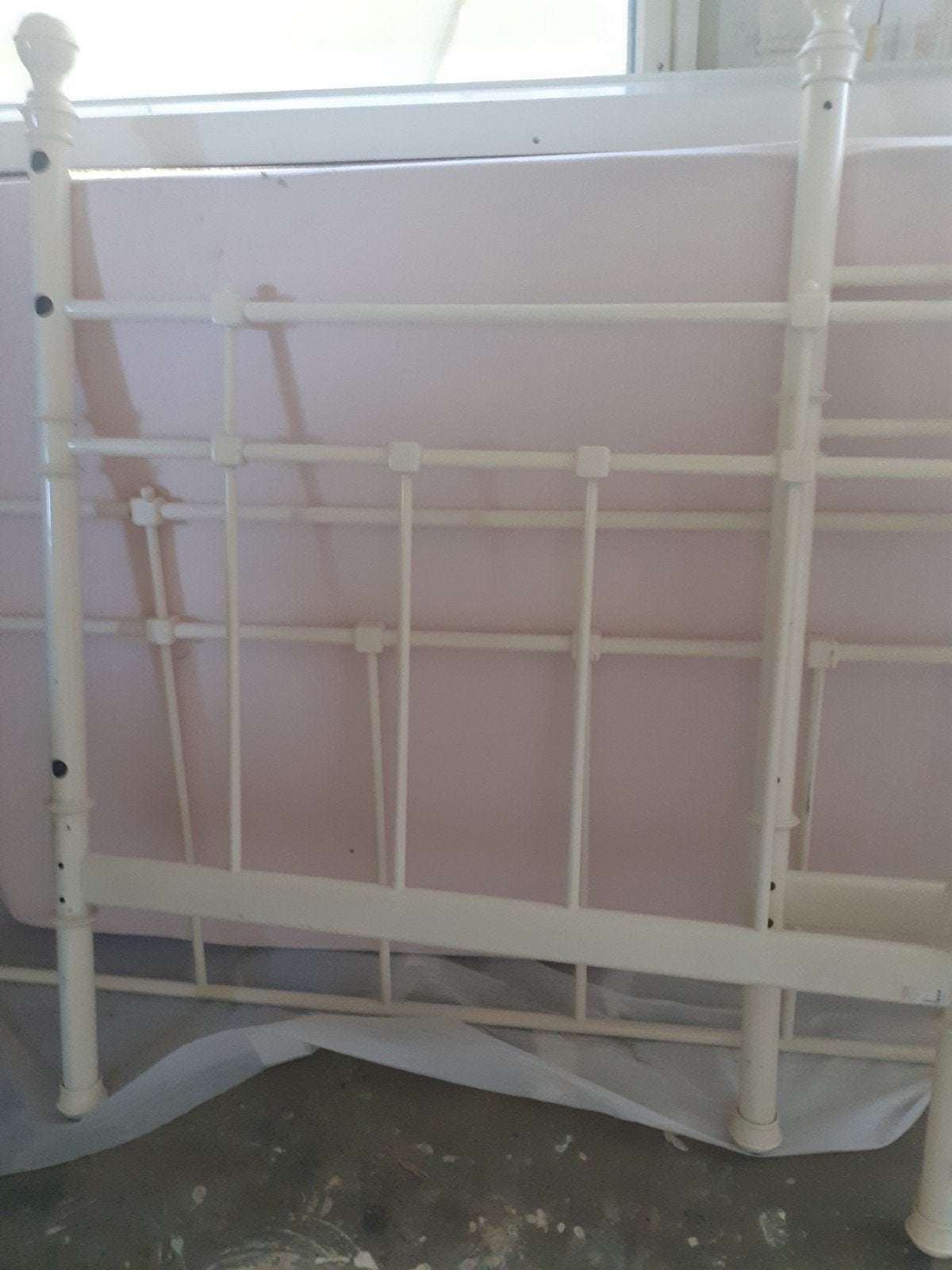 Bedbank inclusief lattenbodem en matras, Ophalen, Gebruikt, 90 cm, Eenpersoons